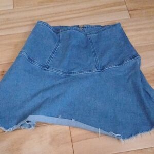 We The Free Denim blue skirt